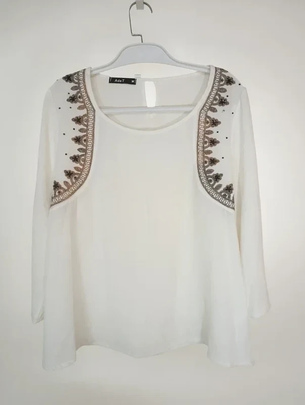 Blusa media manga A de T talla M R832
